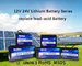 Batteria al litio profonda del ciclo Lifepo4 24v 200ah per il sistema a energia solare